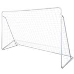 Sport si Outdoor - Sporturi de echipa - Fotbal - Porti fotbal - Poarta de fotbal din otel calitate superioara set 240 x 90 x 150 cm - Infinity.ro