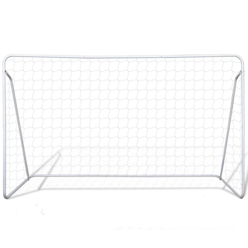 Sport si Outdoor - Sporturi de echipa - Fotbal - Porti fotbal - Poarta de fotbal din otel calitate superioara set 240 x 90 x 150 cm - Infinity.ro