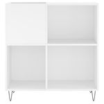 Casa si Gradina - Mobilier - Dulapuri si sifoniere - Dulapuri - Dulap pentru discuri, alb, 84,5x38x89 cm, lemn compozit - Infinity.ro