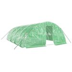 Casa si Gradina - Gradinarit si plante - Sere si solarii - Sera cu cadru din otel, verde, 40 m², 8x5x2,3 m - Infinity.ro