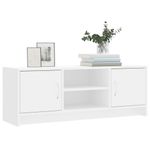Casa si Gradina - Mobilier - Comode si corpuri - Comode - Dulap TV, alb, 102x30x37,5 cm, lemn compozit - Infinity.ro