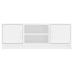 Casa si Gradina - Mobilier - Comode si corpuri - Comode - Dulap TV, alb, 102x30x37,5 cm, lemn compozit - Infinity.ro