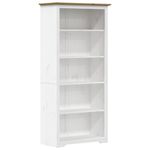 Casa si Gradina - Mobilier - Biblioteci si rafturi - Biblioteci - Biblioteca BODO, maro, 80x38x180 cm, lemn masiv pin, 5 rafturi - Infinity.ro