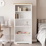 Casa si Gradina - Mobilier - Biblioteci si rafturi - Biblioteci - Biblioteca BODO, maro, 80x38x180 cm, lemn masiv pin, 5 rafturi - Infinity.ro