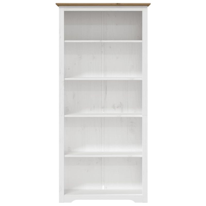 Casa si Gradina - Mobilier - Biblioteci si rafturi - Biblioteci - Biblioteca BODO, maro, 80x38x180 cm, lemn masiv pin, 5 rafturi - Infinity.ro
