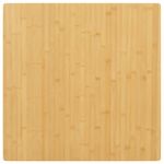 Casa si Gradina - Mobilier - Feronerie si accesorii mobila - Blat de masa, 90x90x2,5 cm, bambus - Infinity.ro