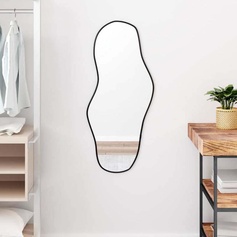 Casa si Gradina - Decoratiuni - Oglinzi - Oglinda de perete, negru, 90x40 cm - Infinity.ro