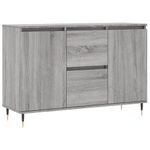 Casa si Gradina - Mobilier - Comode si corpuri - Comode - Servanta, gri sonoma, 104x35x70 cm, lemn prelucrat - Infinity.ro