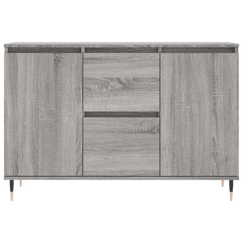 Casa si Gradina - Mobilier - Comode si corpuri - Comode - Servanta, gri sonoma, 104x35x70 cm, lemn prelucrat - Infinity.ro