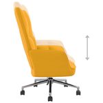 Casa si Gradina - Mobilier - Scaune si fotolii - Fotolii - Fotoliu de relaxare, galben mustar, catifea - Infinity.ro