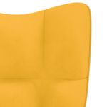 Casa si Gradina - Mobilier - Scaune si fotolii - Fotolii - Fotoliu de relaxare, galben mustar, catifea - Infinity.ro