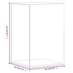 Casa si Gradina - Decoratiuni - DIY - Manechine plastic - Cutie de prezentare, transparent, 14x14x22 cm, acril - Infinity.ro