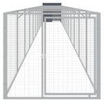 Petshop - Accesorii petshop - Culcusuri si custi - Custi interior si exterior - Cusca caine cu tarc antracit 110x1221x110 cm otel galvanizat - Infinity.ro