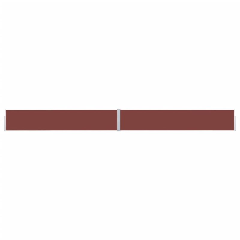 Casa si Gradina - Gradina si terasa - Umbrele si pavilioane - Umbrele - Copertina laterala retractabila de terasa, maro, 170 x 1200 cm - Infinity.ro