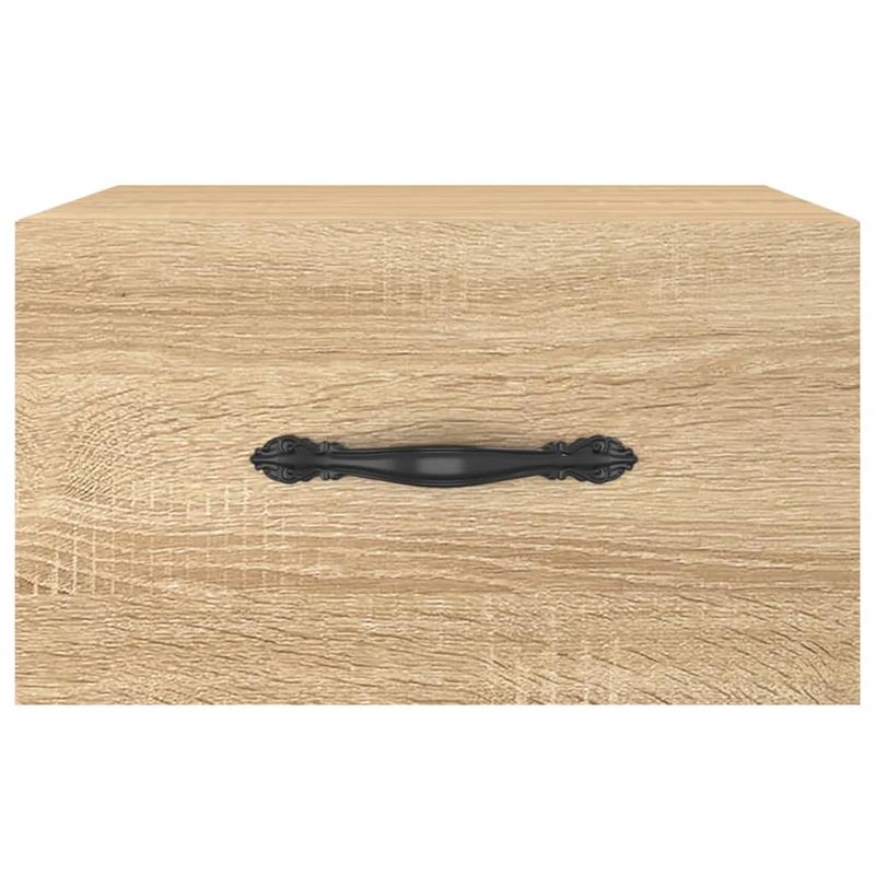 Casa si Gradina - Mobilier - Comode si corpuri - Noptiere - Noptiera de perete, stejar sonoma, 35x35x20 cm - Infinity.ro