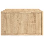 Casa si Gradina - Mobilier - Comode si corpuri - Noptiere - Noptiera de perete, stejar sonoma, 35x35x20 cm - Infinity.ro