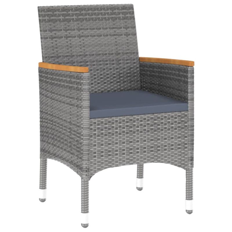 Casa si Gradina - Gradina si terasa - Mobilier exterior - Seturi mobila gradina - Set mobilier de gradina, 7 piese, gri, poliratan - Infinity.ro