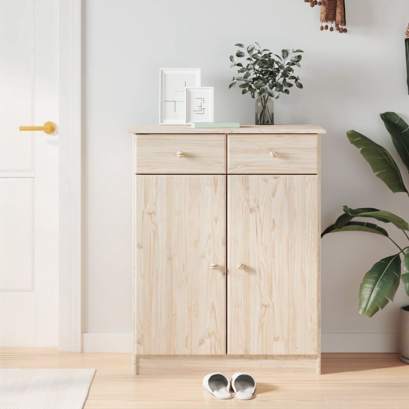 Casa si Gradina - Mobilier - Comode si corpuri - Noptiere - Noptiera ALTA, 77x35x96 cm, lemn masiv de pin - Infinity.ro