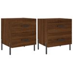 Casa si Gradina - Mobilier - Comode si corpuri - Noptiere - Noptiere, 2 buc., stejar maro, 40x35x47,5 cm, lemn compozit - Infinity.ro