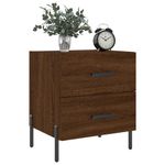 Casa si Gradina - Mobilier - Comode si corpuri - Noptiere - Noptiere, 2 buc., stejar maro, 40x35x47,5 cm, lemn compozit - Infinity.ro