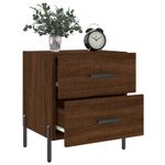 Casa si Gradina - Mobilier - Comode si corpuri - Noptiere - Noptiere, 2 buc., stejar maro, 40x35x47,5 cm, lemn compozit - Infinity.ro