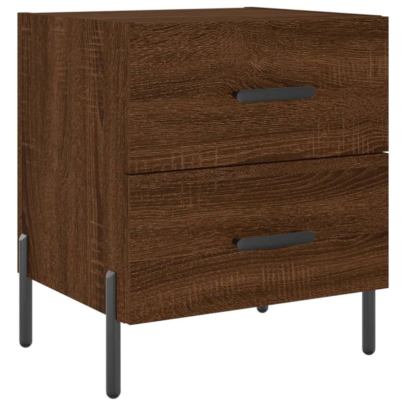 Casa si Gradina - Mobilier - Comode si corpuri - Noptiere - Noptiere, 2 buc., stejar maro, 40x35x47,5 cm, lemn compozit - Infinity.ro