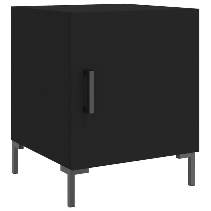 Casa si Gradina - Mobilier - Comode si corpuri - Noptiere - Noptiere, 2 buc., negru, 40x40x50 cm, lemn compozit - Infinity.ro
