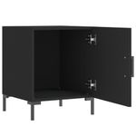 Casa si Gradina - Mobilier - Comode si corpuri - Noptiere - Noptiere, 2 buc., negru, 40x40x50 cm, lemn compozit - Infinity.ro
