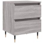 Casa si Gradina - Mobilier - Comode si corpuri - Noptiere - Noptiera, gri sonoma, 40x35x50 cm, lemn compozit - Infinity.ro