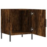 Casa si Gradina - Mobilier - Comode si corpuri - Noptiere - Noptiera, stejar fumuriu, 40x40x50 cm, lemn compozit - Infinity.ro
