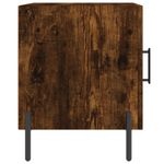 Casa si Gradina - Mobilier - Comode si corpuri - Noptiere - Noptiera, stejar fumuriu, 40x40x50 cm, lemn compozit - Infinity.ro