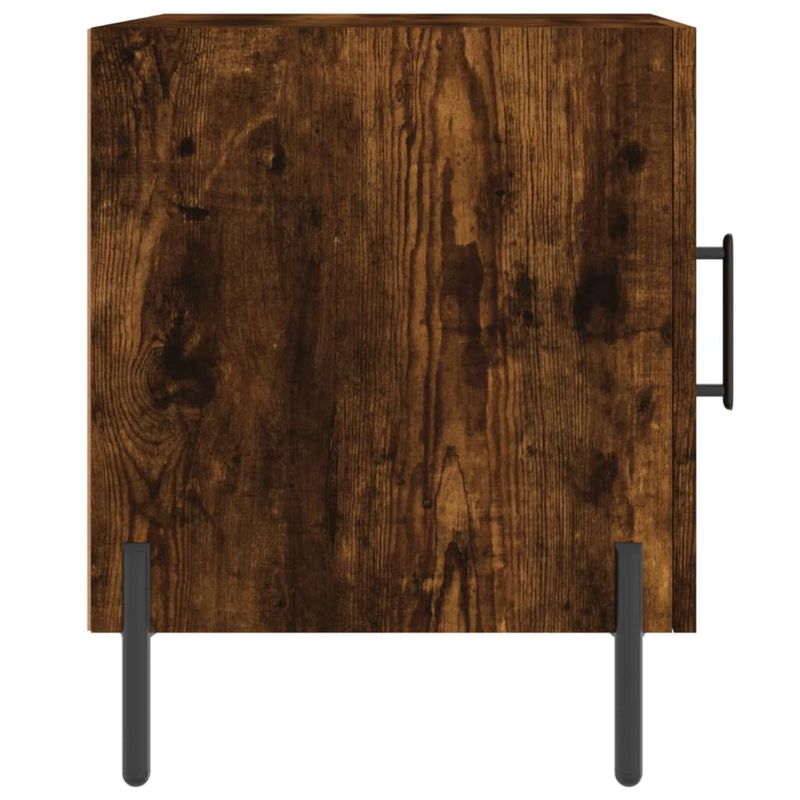 Casa si Gradina - Mobilier - Comode si corpuri - Noptiere - Noptiera, stejar fumuriu, 40x40x50 cm, lemn compozit - Infinity.ro