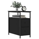 Casa si Gradina - Mobilier - Comode si corpuri - Noptiere - Noptiere, 2 buc., negru, 30x60x60 cm, lemn prelucrat - Infinity.ro