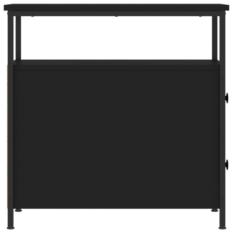 Casa si Gradina - Mobilier - Comode si corpuri - Noptiere - Noptiere, 2 buc., negru, 30x60x60 cm, lemn prelucrat - Infinity.ro