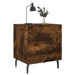 Casa si Gradina - Mobilier - Comode si corpuri - Noptiere - Noptiere, 2 buc., stejar fumuriu, 40x35x47,5 cm, lemn compozit - Infinity.ro