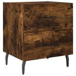 Casa si Gradina - Mobilier - Comode si corpuri - Noptiere - Noptiere, 2 buc., stejar fumuriu, 40x35x47,5 cm, lemn compozit - Infinity.ro