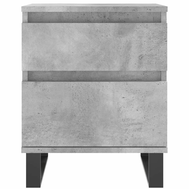 Casa si Gradina - Mobilier - Comode si corpuri - Noptiere - Noptiera, gri beton, 40x35x50 cm, lemn compozit - Infinity.ro