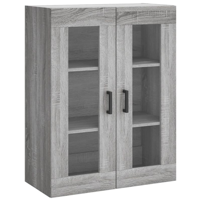 Casa si Gradina - Mobilier - Comode si corpuri - Comode - Dulap inalt, gri sonoma, 69,5x34x180 cm, lemn compozit - Infinity.ro