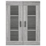 Casa si Gradina - Mobilier - Comode si corpuri - Comode - Dulap inalt, gri sonoma, 69,5x34x180 cm, lemn compozit - Infinity.ro