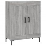 Casa si Gradina - Mobilier - Comode si corpuri - Comode - Dulap inalt, gri sonoma, 69,5x34x180 cm, lemn compozit - Infinity.ro