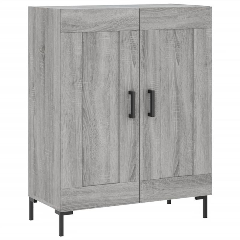 Casa si Gradina - Mobilier - Comode si corpuri - Comode - Dulap inalt, gri sonoma, 69,5x34x180 cm, lemn compozit - Infinity.ro