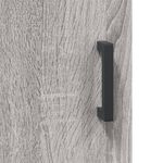 Casa si Gradina - Mobilier - Comode si corpuri - Comode - Dulap inalt, gri sonoma, 69,5x34x180 cm, lemn compozit - Infinity.ro