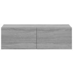 Casa si Gradina - Mobilier - Seturi de mobilier - Seturi living - Set dulap TV, 3 piese, gri sonoma, lemn prelucrat - Infinity.ro