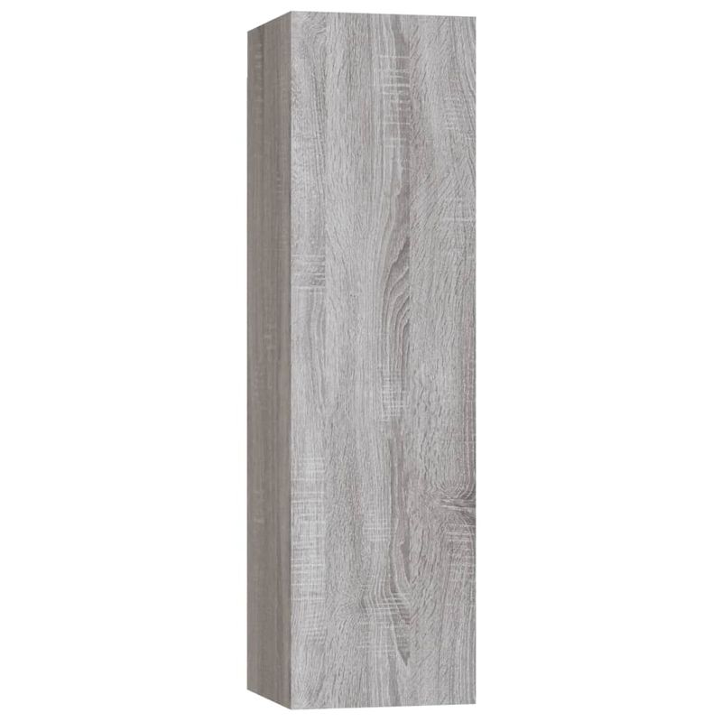 Casa si Gradina - Mobilier - Seturi de mobilier - Seturi living - Set dulap TV, 3 piese, gri sonoma, lemn prelucrat - Infinity.ro
