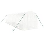 Casa si Gradina - Gradinarit si plante - Sere si solarii - Sera cu cadru din otel, alb, 16 m², 8x2x2 m - Infinity.ro