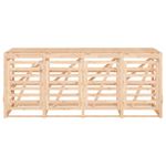 Casa si Gradina - Mobilier - Organizare si depozitare - Cosuri de gunoi - Magazie cvadrupla depozitare cos de gunoi, lemn masiv de pin - Infinity.ro