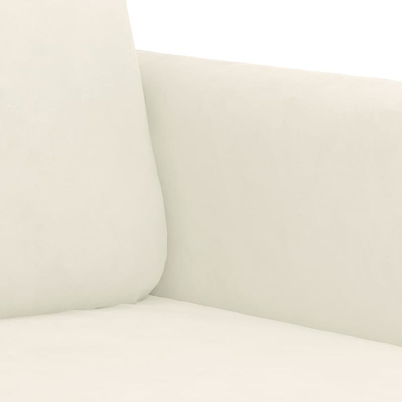Casa si Gradina - Mobilier - Seturi de mobilier - Seturi living - Set de canapele cu perne, 2 piese, crem, catifea - Infinity.ro