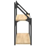 Casa si Gradina - Mobilier - Biblioteci si rafturi - Rafturi - Raft cu 2 niveluri stejar sonoma 80x21x51 cm, lemn prelucrat - Infinity.ro