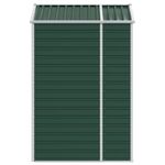 Casa si Gradina - Gradina si terasa - Casute de gradina - Sopron de gradina, verde, 191x130x198 cm, otel galvanizat - Infinity.ro