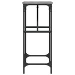 Casa si Gradina - Mobilier - Comode si corpuri - Console - Masuta consola, gri sonoma, 75x32x75 cm, lemn prelucrat - Infinity.ro